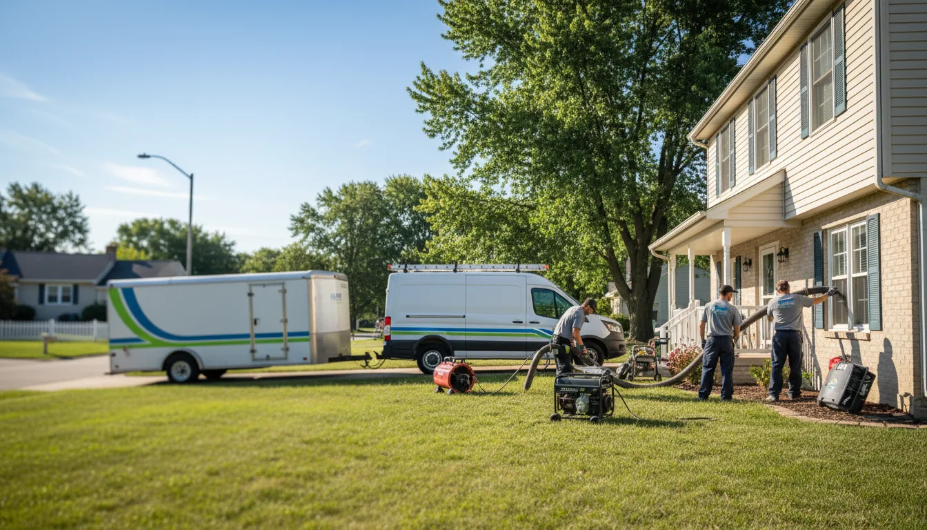 Flooded Basement Restoration And Cleanup With Repair in Goddard, KS near me